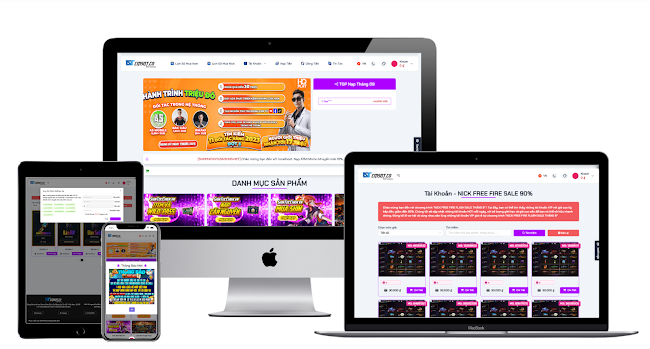 [SHOPNICK3] Thiết kế website bán nick game mới nhất
